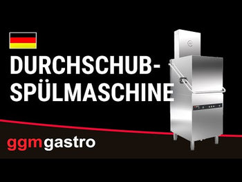 Hætteopvasker - Digital - 8,7 kW - med Varmgenvinding, Sæbe-, Skylle- & Afløbspumpe