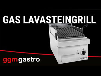 Gas lavastensgrill - (14 kW) - drejelig madlavning Grill
