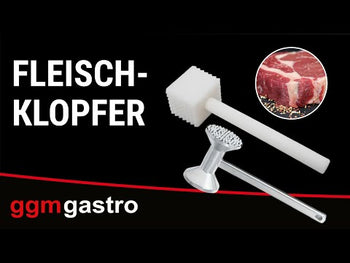 Kødblødgører - firkantet - hvid