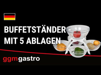 Syltetøjs-/buffetstand - med 5 hylder