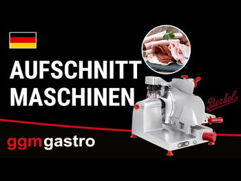 BERKEL | Domina pålægsmaskine som lodret skærer - 300 watt - Kniv: Ø 315 mm - Med fastspændingsarm