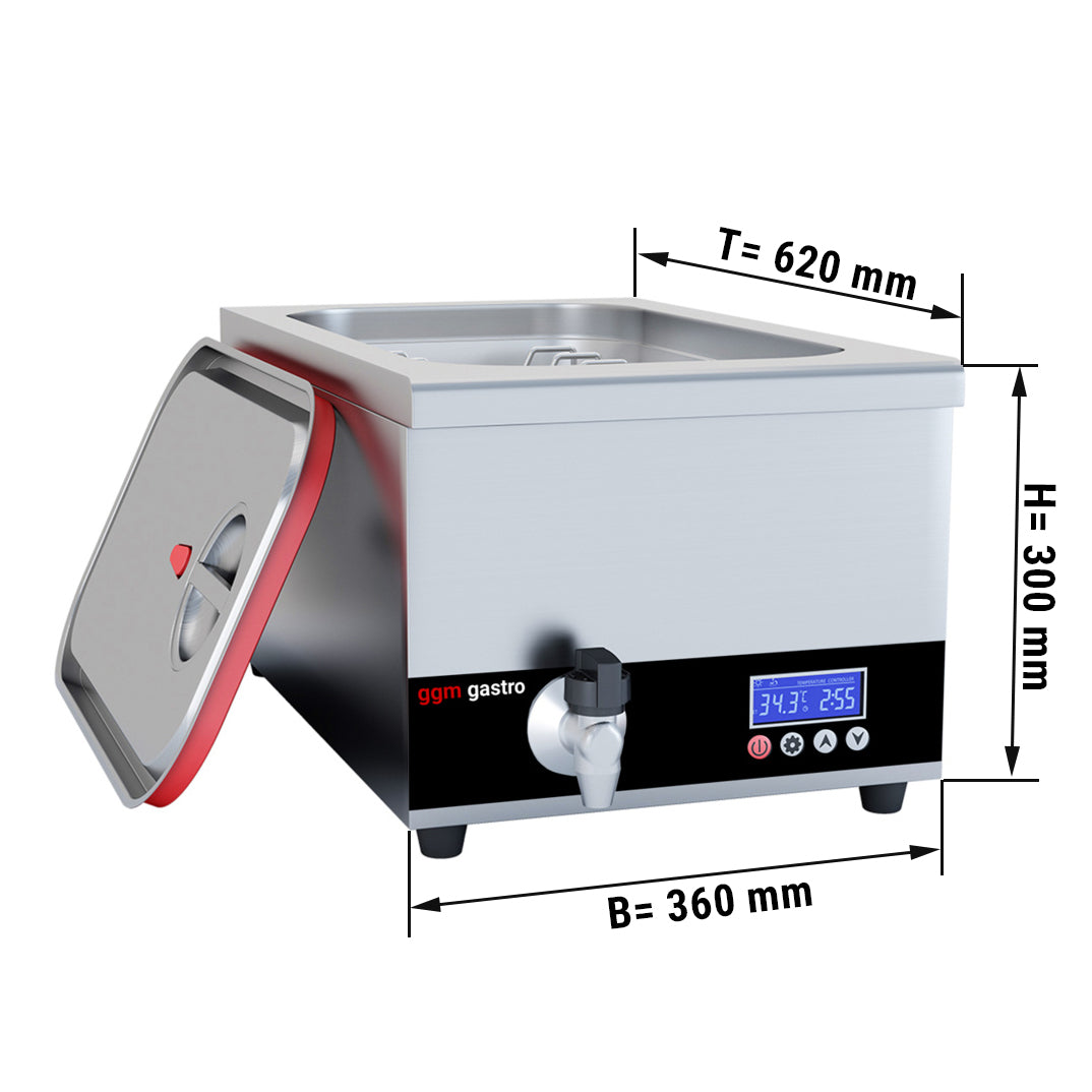Sous-Vide komfur - 24 liter | Sous-Vide | Vandbad | Kogeplader | Softcooker | Softcooker