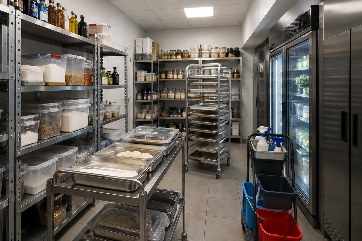 Lagerudstyr til restaurant: Sådan indretter du lageret | GGM Gastro