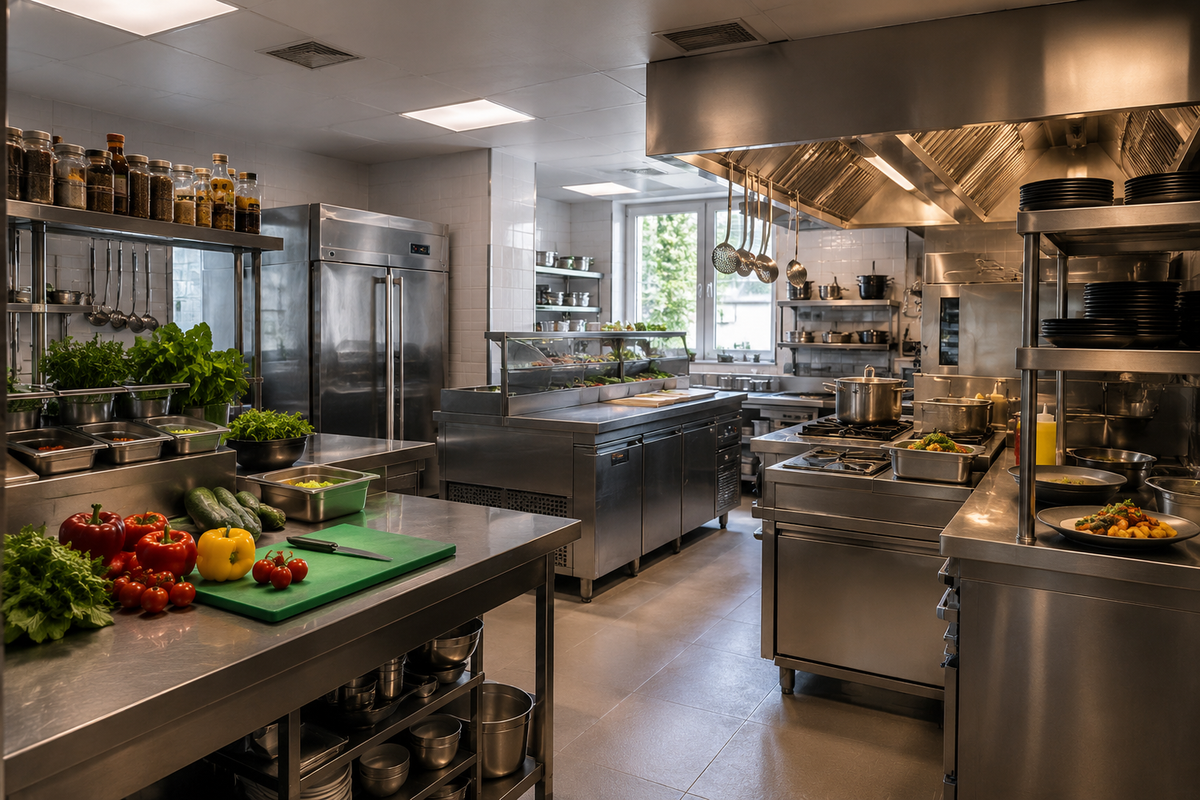 Sådan indretter du et professionelt køkken | GGM Gastro