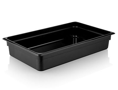 Black Gastro-standard containers - GN 1/1