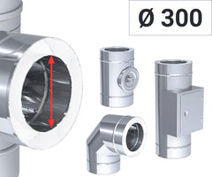 Ø 300 - dobbeltvæg ventilationsrør