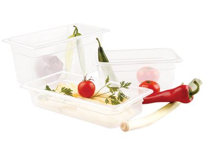 Cloudy polypropylene gastronorm containers - GN 1/3