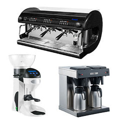 Espresso / kaffemaskiner og Kaffekværne