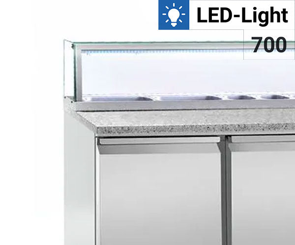 Saladetter med LED-lys