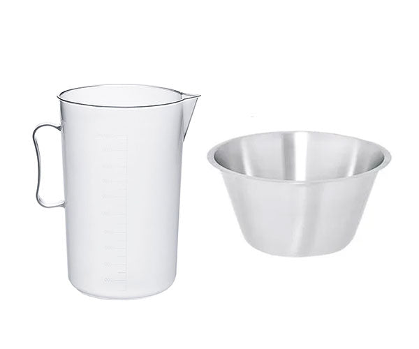 Blandeskåle og målebægre