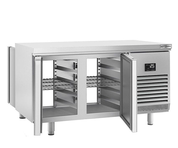 Bageriets kølediske og frysediske med gennemgang