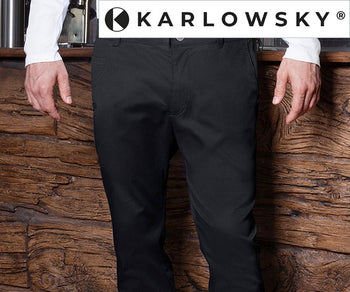 KARLOWSKY | 5-pocket-bukser til mænd Sort