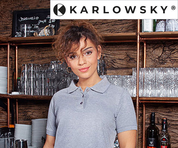 KARLOWSKY | Poloshirt - lysegrå