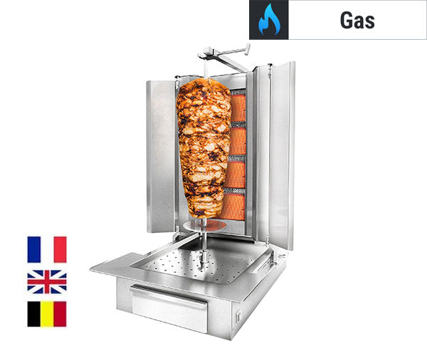 Gyros og doner Gas kebabgrill - Frankrig og England