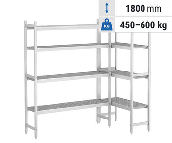 CASSIAN reolsystem - aluminium/plast