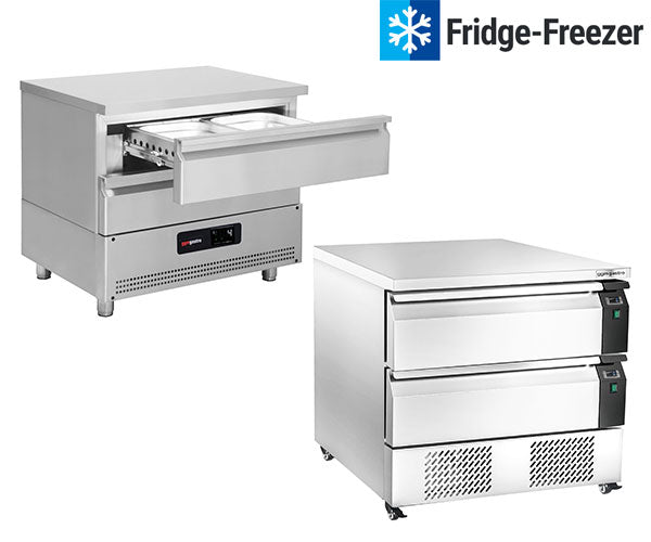 Køleskuffeskabe - dyb og normal køling