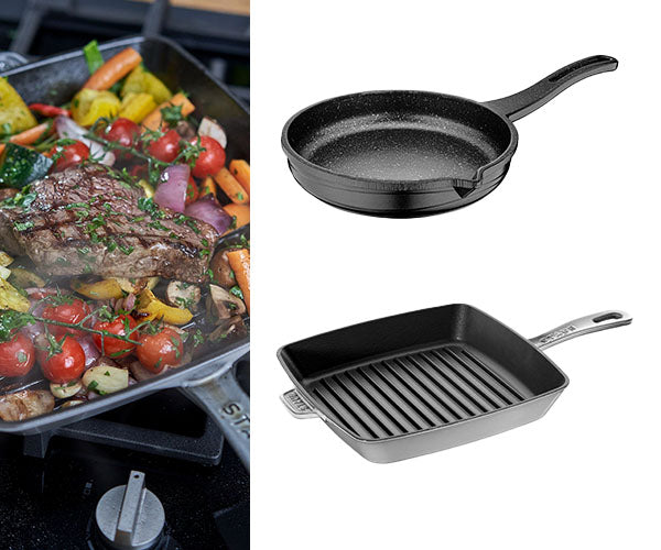 Pander af støbejern - nonstick-belægning