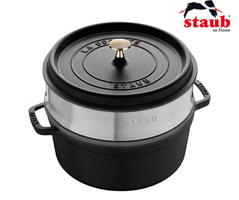 Kokotte med dampindsats