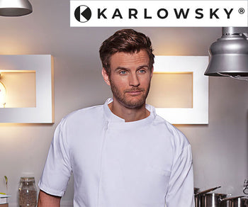 KARLOWSKY | Kortærmede, overarmede kokkeskjorter