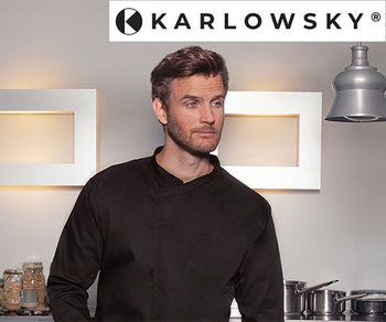 KARLOWSKY | Langærmede kokkeskjorter med overkast