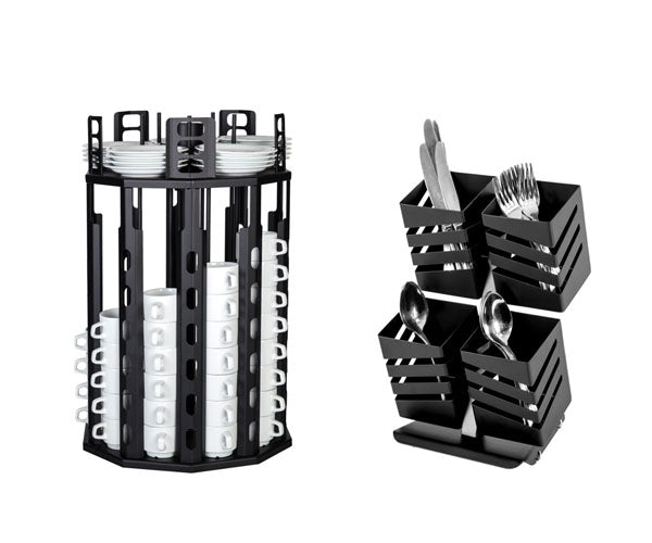 Bestik- og porcelænsstativ