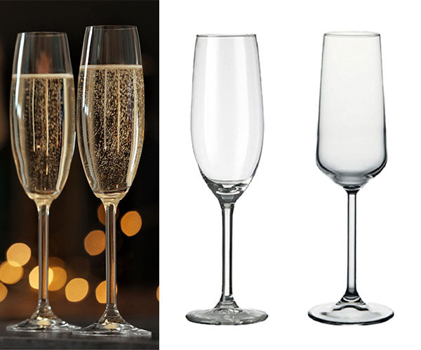 Champagne- og mousserende vinglas