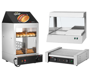 Hotdog-grill, rulle- og chipsvarmere