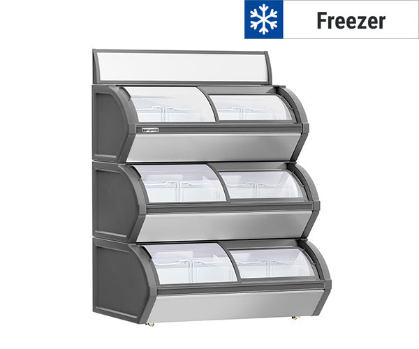 Vægmonterede dybfrysere - med hjul
