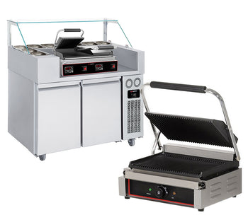 Forberedelsesstationer med Klemmegrill