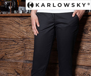 KARLOWSKY | Chino-bukser til damer Sort