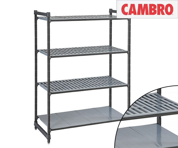 Basisreol - 460 mm - med slidser og lukket