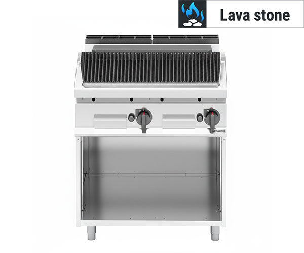 Grill af lavasten