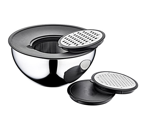 Sæt med røreskåle og opbevaringsskåle