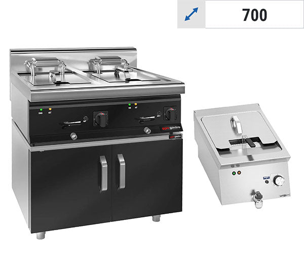 Frituregryder 700 dyb