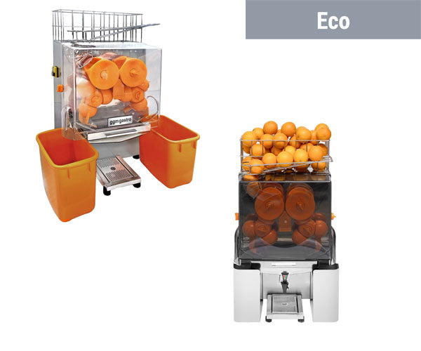 20 appelsiner/min - maks. Ø 40-80 mm