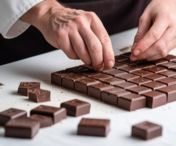 Chokoladeskærer og skæreramme