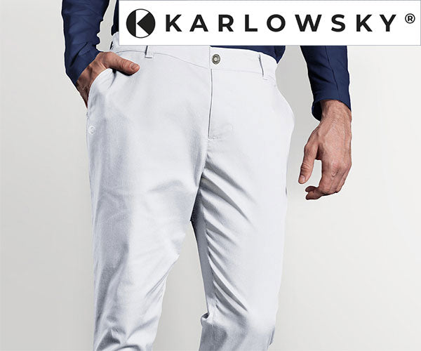 KARLOWSKY | 5-pocket-bukser til mænd Hvid