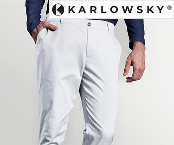 KARLOWSKY | 5-pocket-bukser til mænd Hvid