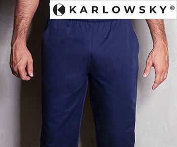 KARLOWSKY | Kaspar slip-on bukser navy