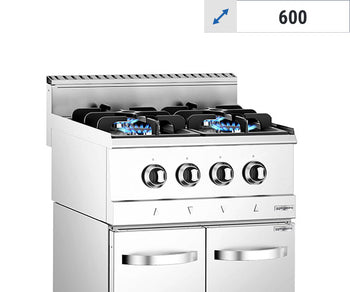 Kogeplader med gas - GIUSEPPE - 600