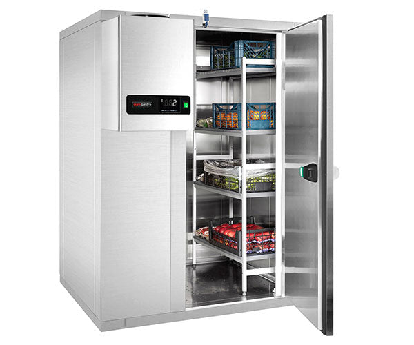 Kølerum i rustfrit stål inkl. Aggregat 