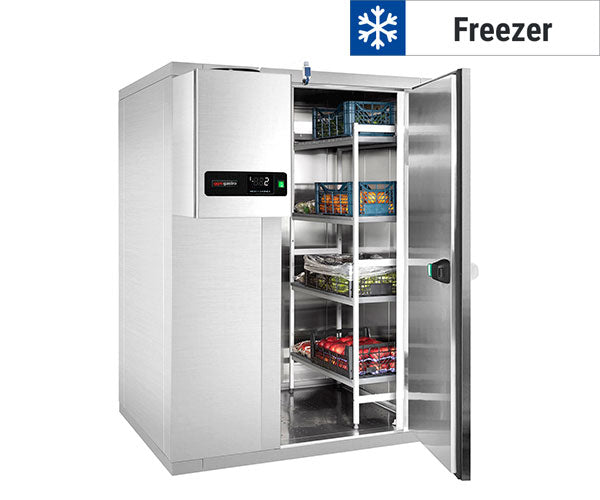 Fryserum i rustfrit stål inkl. Aggregat MINUS