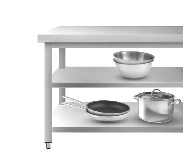 Arbejdsbord 700 under- og mellemhylde