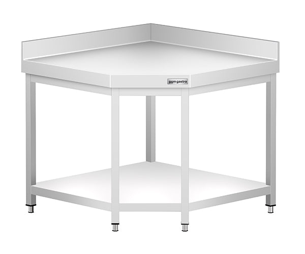 Hjørne Stålbord 600