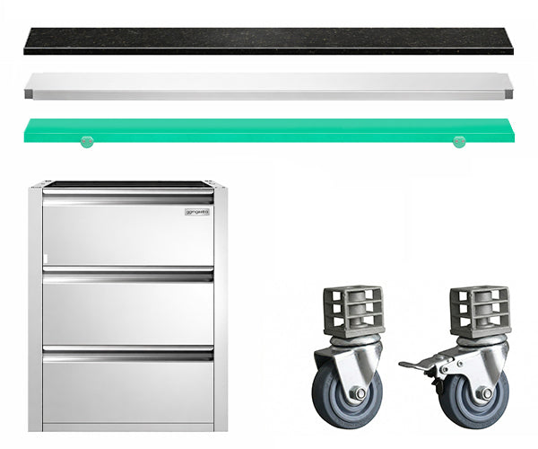 Tilbehør: Stålbord 600