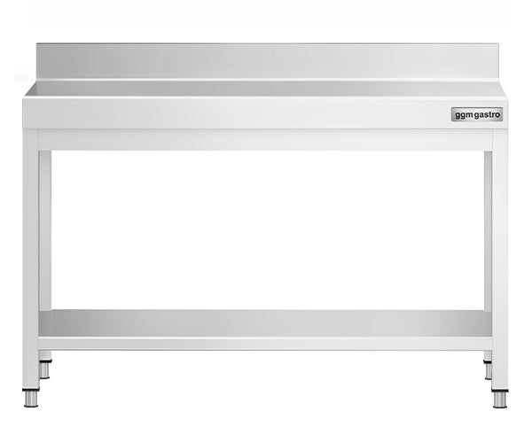 Stålbord 600 A med underhylde