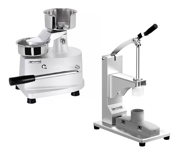 Kebabspyd og hamburgerpresser