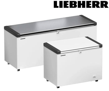 LIEBHERR Kummefryser med låg i rustfrit stål