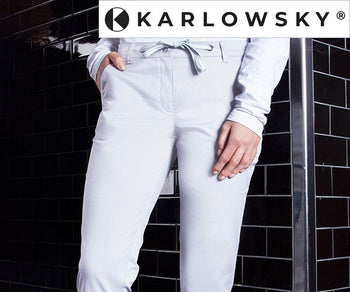 KARLOWSKY | Dame-chinos hvid