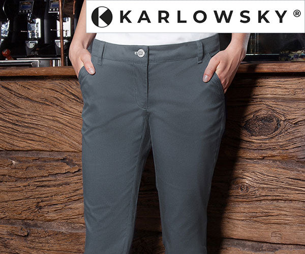 KARLOWSKY | 5-pocket bukser til damer antracit